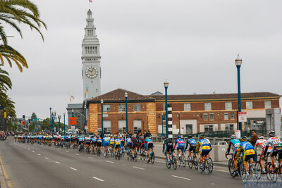 The pack and the Ferry Building