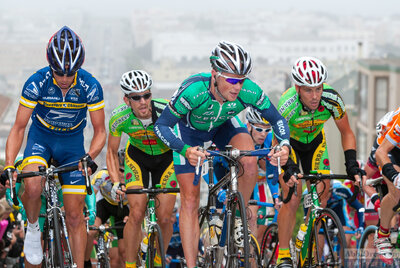 Chris Horner (middle), Ben Jacques-Maynes (behind)