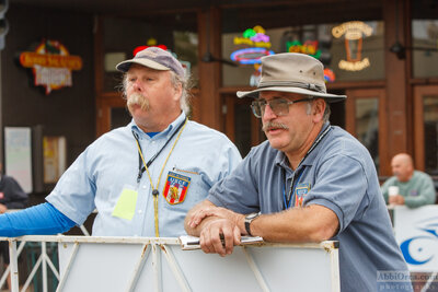 Two California cycling icons, Eric Petersen and Bob Leibold.