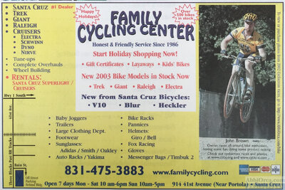 Family Cycling Center ad