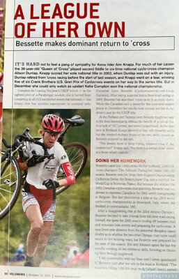 VeloNews Lyne Bessette article